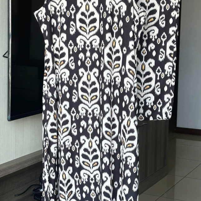 Classic Black Printed Co-ord Sets (Attached Sleeves)