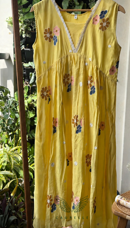 Garden of Blooms Embroidered Dress