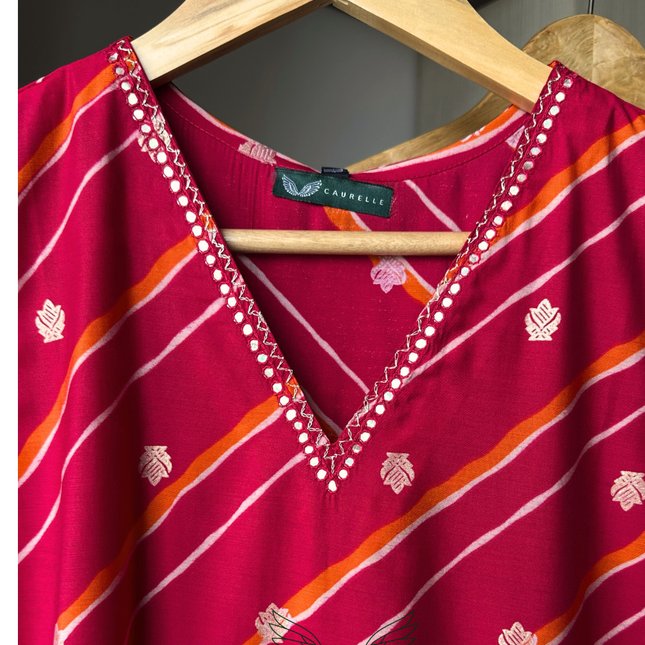 Everyday Leheriya Muslin Co-ords Set