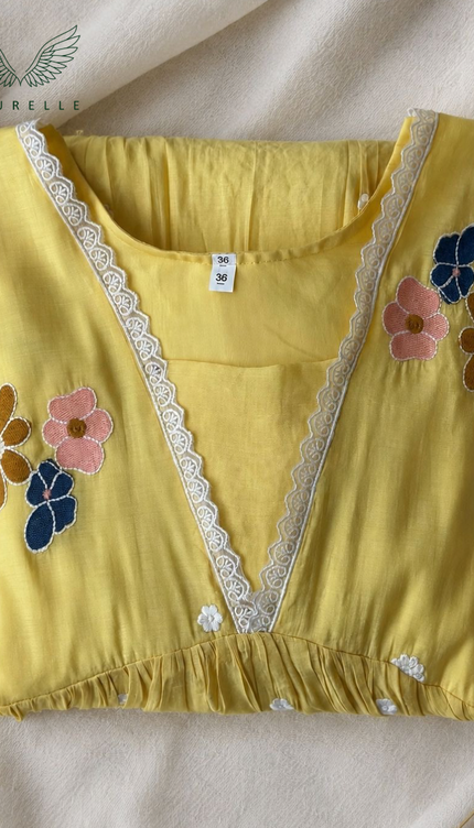 Garden of Blooms Embroidered Dress