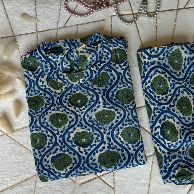 Moonlit Garden Co-ord Set (Attached Sleeves)