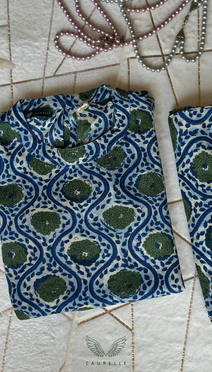 Moonlit Garden Co-ord Set (Attached Sleeves)
