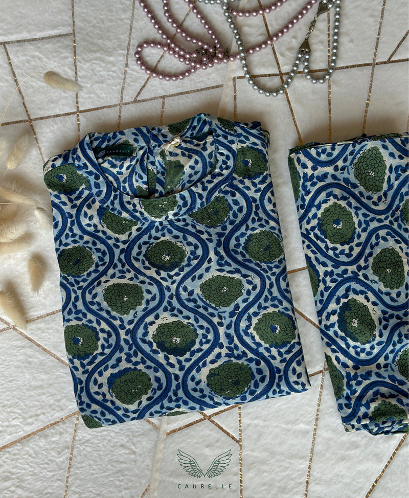 Moonlit Garden Co-ord Set (Attached Sleeves)
