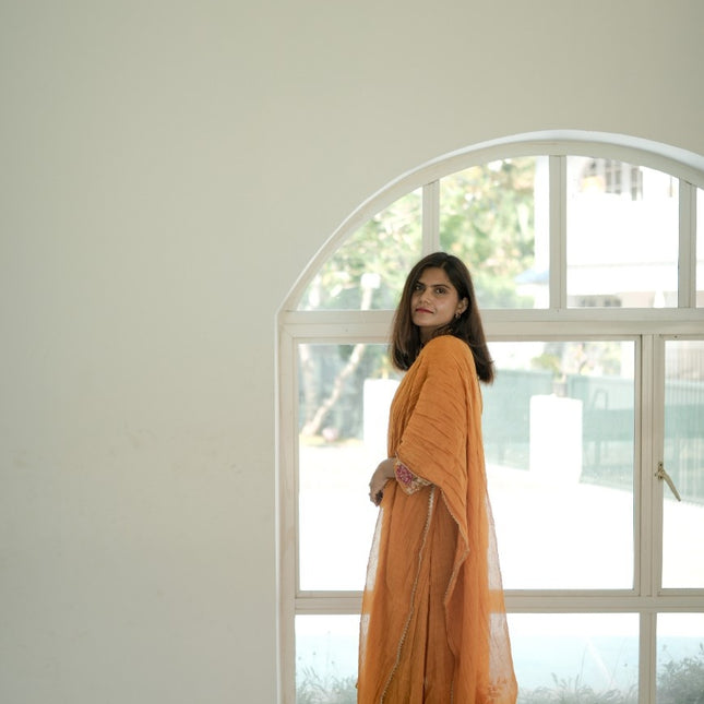 Saanjh Chanderi Salwar Set