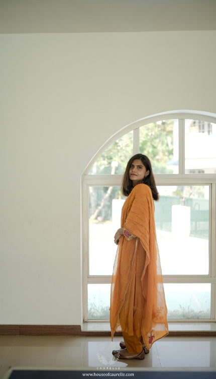 Saanjh Chanderi Salwar Set