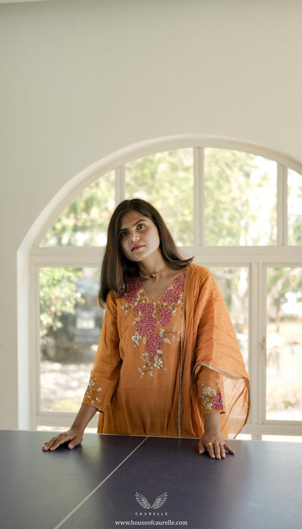 Saanjh Chanderi Salwar Set