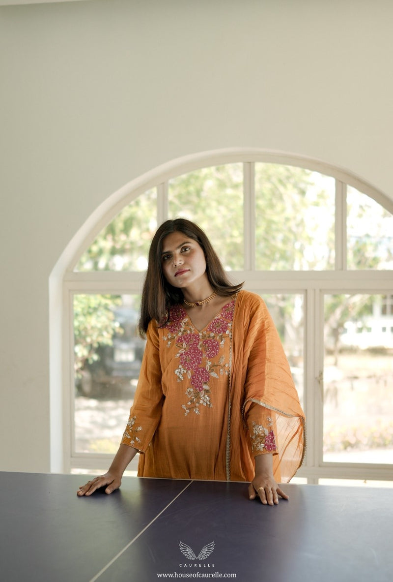 Saanjh Chanderi Salwar Set