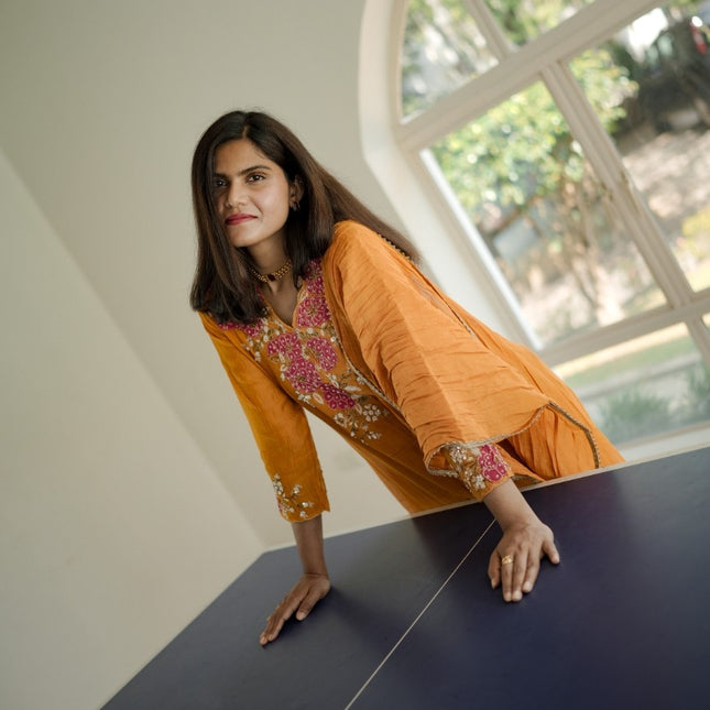 Saanjh Chanderi Salwar Set