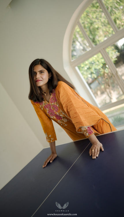 Saanjh Chanderi Salwar Set