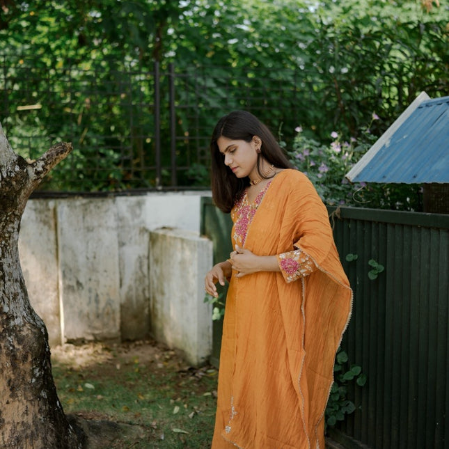 Saanjh Chanderi Salwar Set