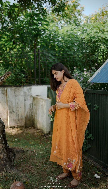 Saanjh Chanderi Salwar Set