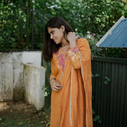 Saanjh Chanderi Salwar Set