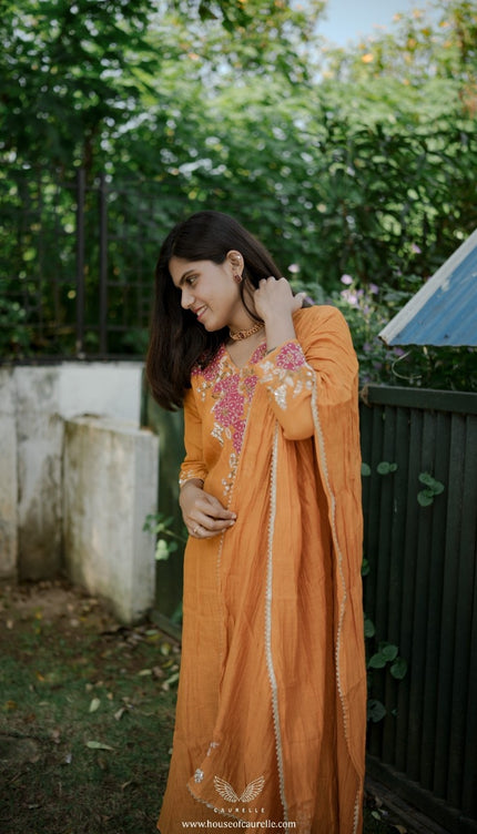 Saanjh Chanderi Salwar Set