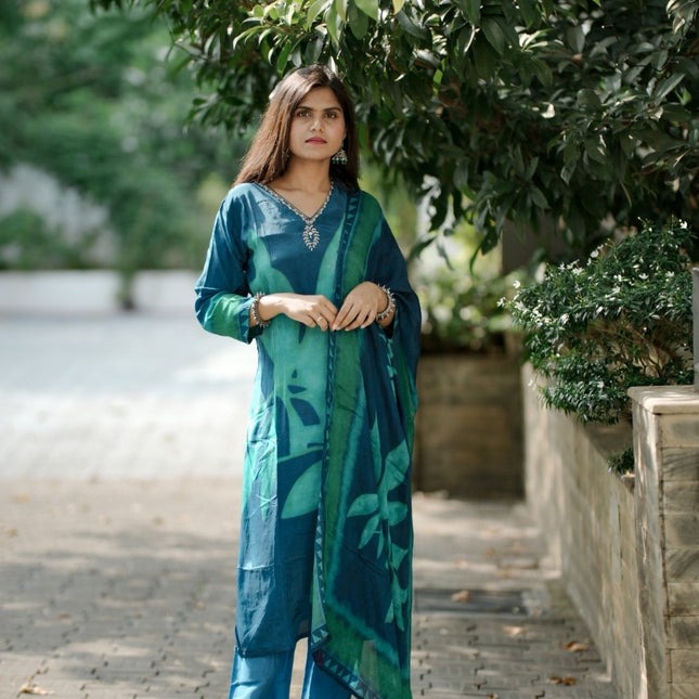 Botanical Salwar Set