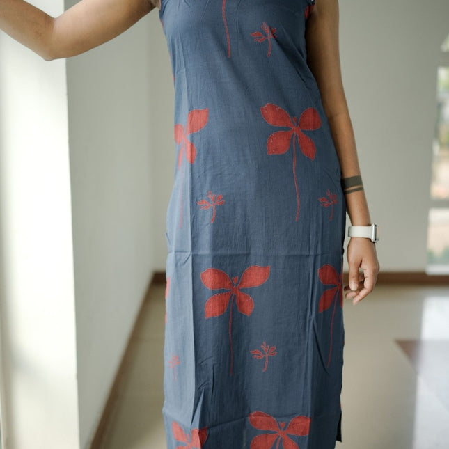 Slate Petal Kurta set