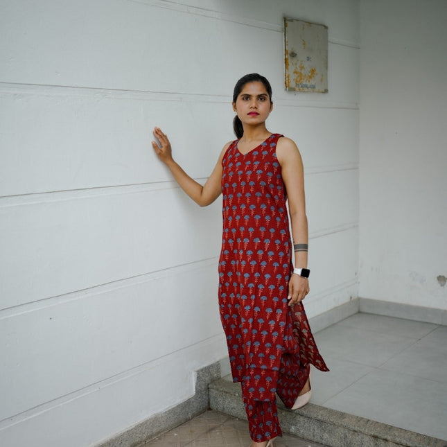 Scarlet Ease Kurta Set