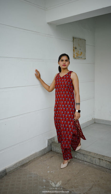Scarlet Ease Kurta Set
