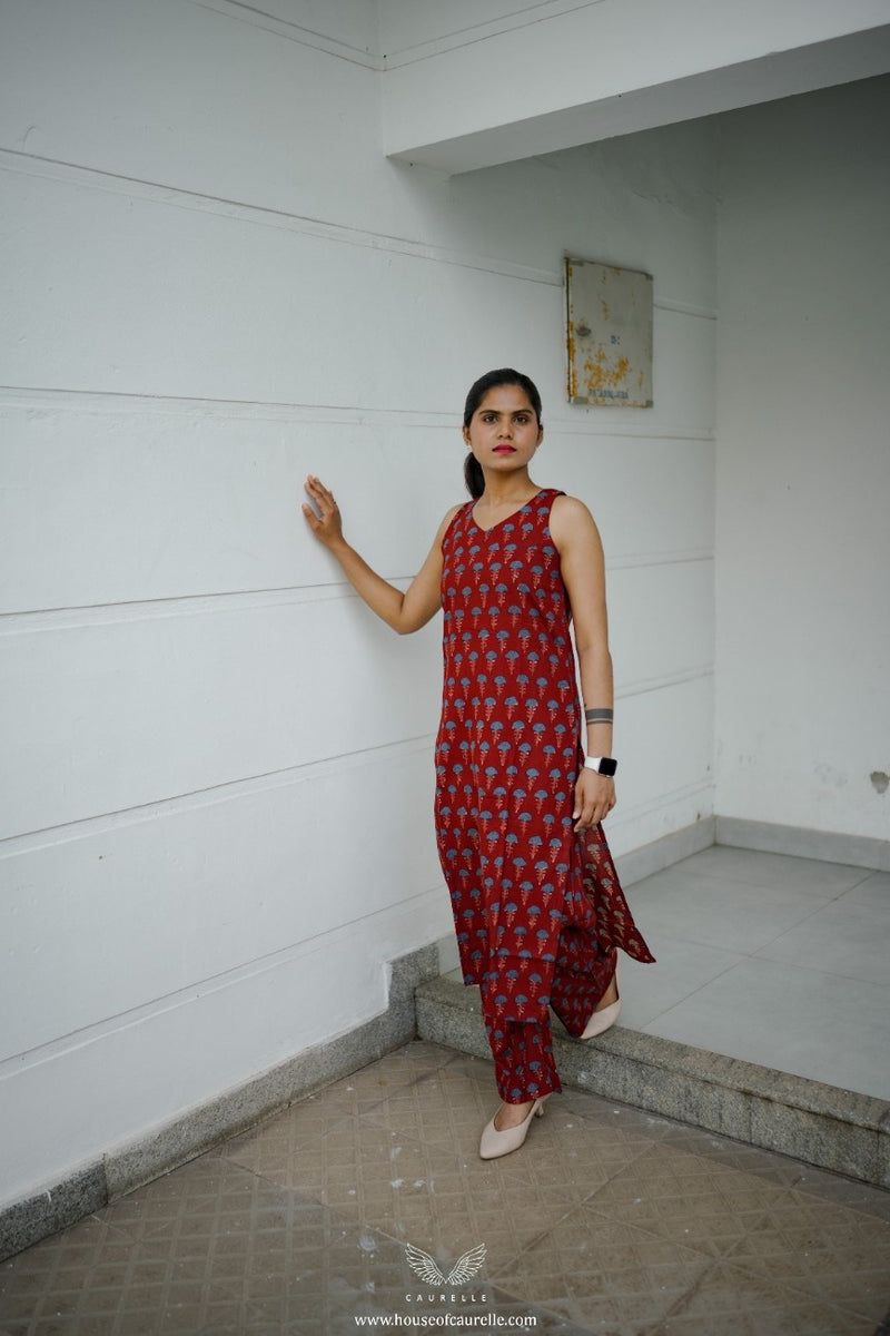 Scarlet Ease Kurta Set