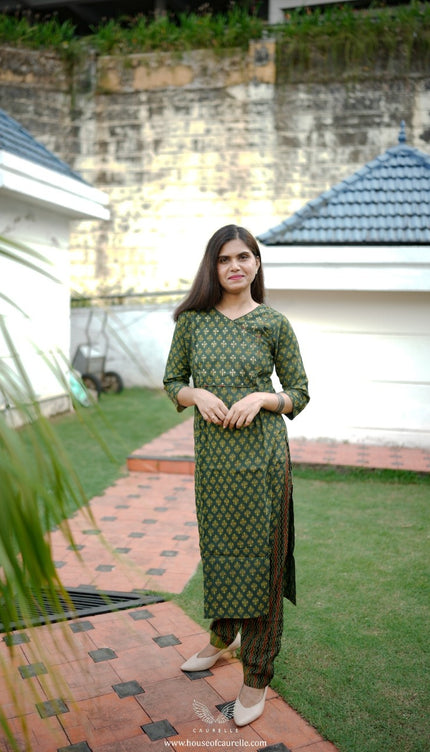 Quiet Fern Kurta Set