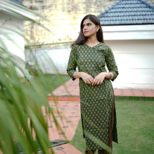 Quiet Fern Kurta Set