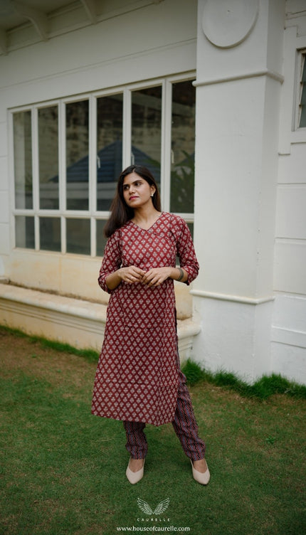 Quiet Fern Kurta Set
