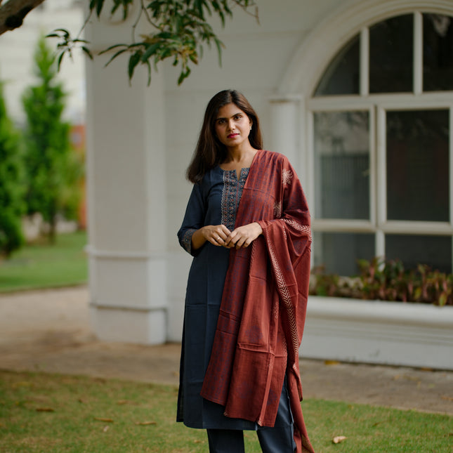 Soft Ember Salwar Set