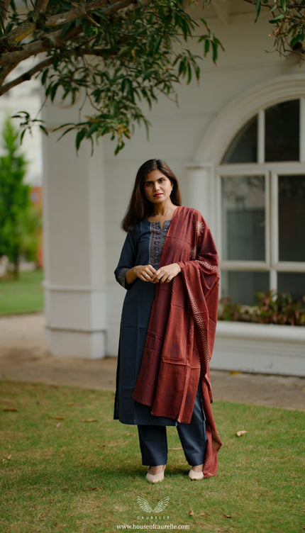 Soft Ember Salwar Set