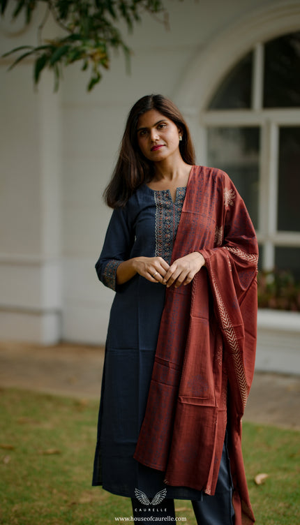 Soft Ember Salwar Set