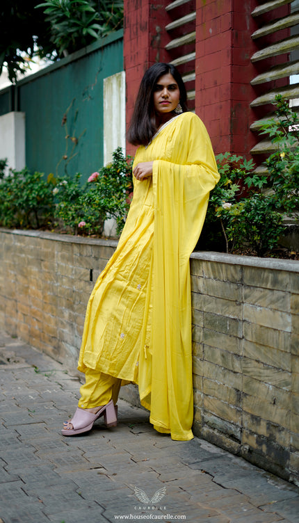 Sunlit V-Neck Salwar Set