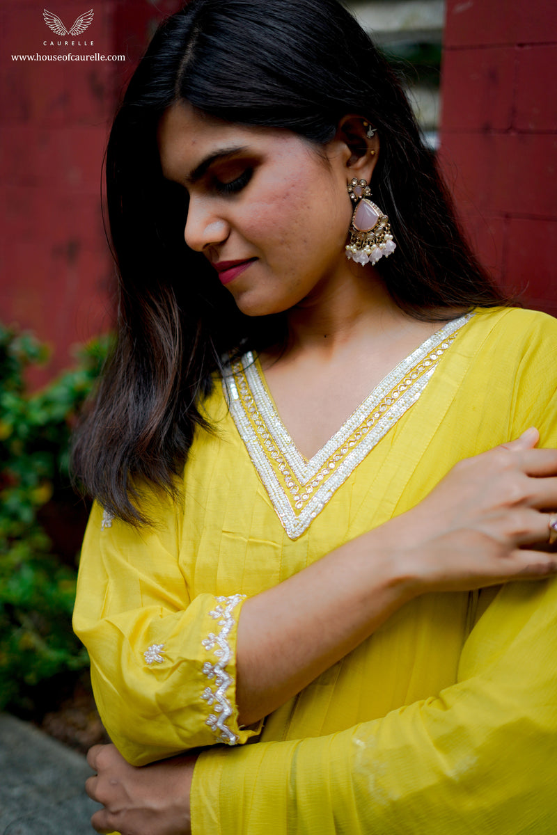 Sunlit V-Neck Salwar Set