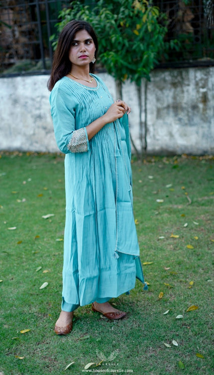 Ethereal Pleat Salwar Set