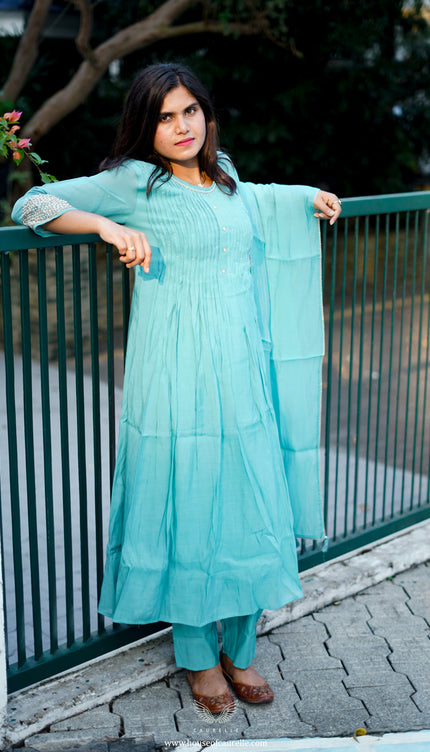 Ethereal Pleat Salwar Set