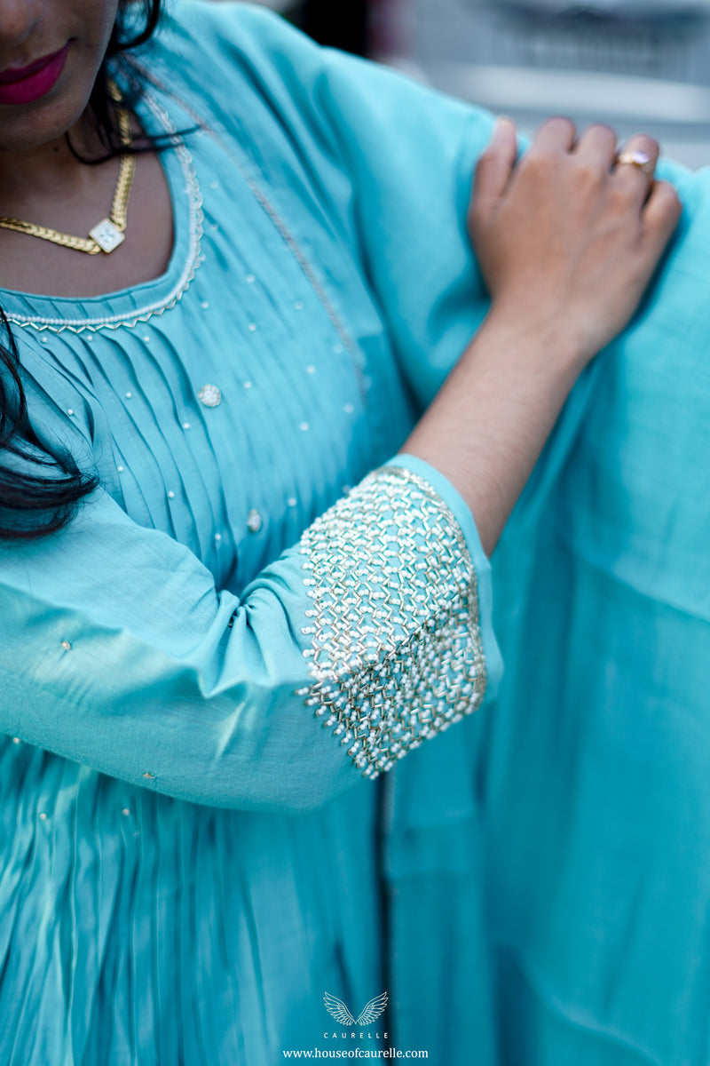 Ethereal Pleat Salwar Set