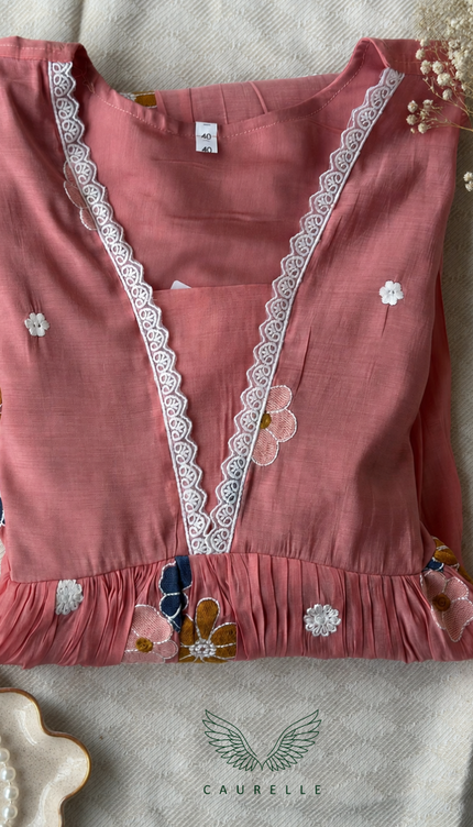 Garden of Blooms Embroidered Dress